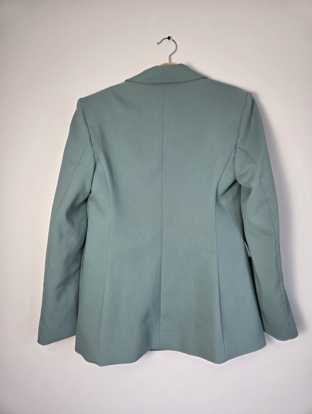 NWT Mango Double-Breasted Mint Green Blazer - Picture 10 of 12